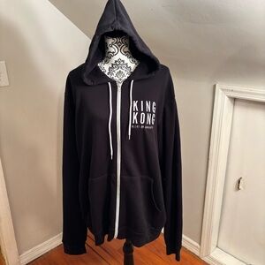 KING KONG Alive On Broadway Embroidered Zip up Hoodie Size 2XL theater live plus